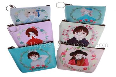 A bag purse female Mini cartoon cute Korean small fresh student coin bag zipper