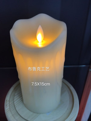 Paraffin Shed Led Simulation Simulation Flame Swing Led Electronic Candle Smokeless Melting Effect