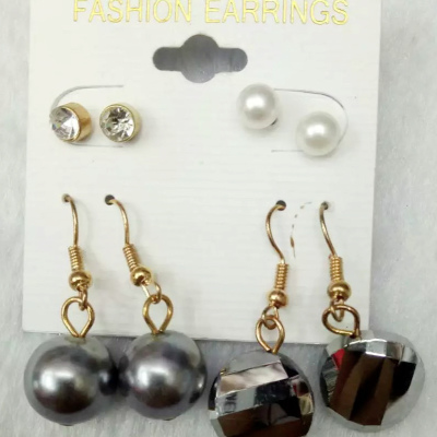 South Korea Earrings series of Silver Earrings female creative jewelry