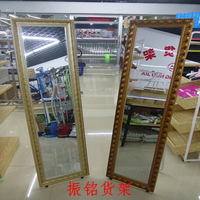 Manufacturers selling black gold wood clothes mirror mirror test box mirror high fashion mirror