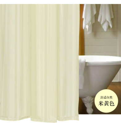 Star hotel with thick curtain of yin and Yang stripe dacron cloth opaque bathroom partition waterproof mildew send hook