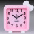 Square Cartoon Hello Kitty Clock Boutique Candy Color Alarm Clock Imitation Animal Clock Wholesale