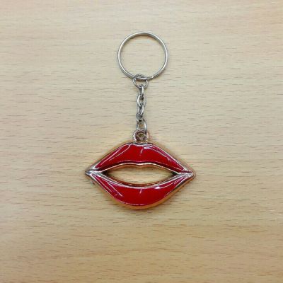 Big Red Lips Keychain