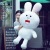 Korean Line Brown Bear and Cony Rabbit Doll Pillow Plush Toy Doll Bear