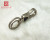 Exclusive custom matte leather double ring alloy key chain