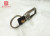 Exclusive custom black gun belt drill leather high-end quality buckle high-end metal custom keyring