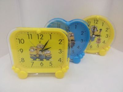 Cartoon Cute Little Yellow Alarm Clock Full of Personality