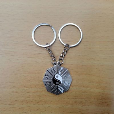 Couple Keychain Eight Diagrams House Map