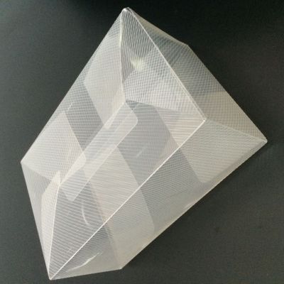 Transparent PP twill packaging box PP box twill