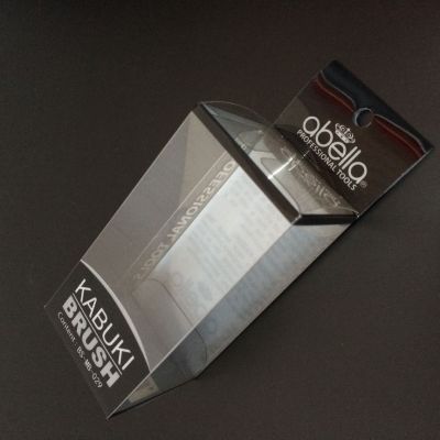 Lipstick packaging box transparent PVC hanging box custom