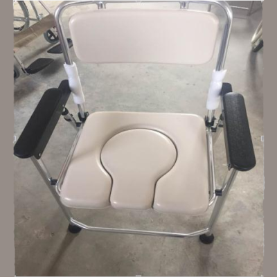 Aluminum alloy seat and PU seat cushion chair. potty chair