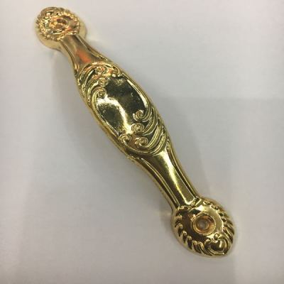 Zinc alloy clear hole gold handle