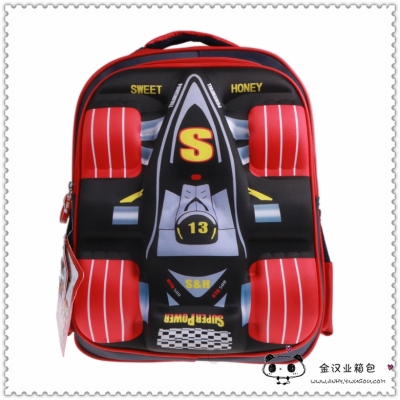 New Trend Pattern 3D Three-Dimensional Schoolbag Primary School Student Backpack Boy's and Girl's Schoolbag