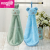 Plain Coral Fleece Cartoon Head Hand Towel Kitchen Napkin Absorbent Towel Dish Towel Wholesale