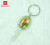 Rotatable hot style key chain Ding's exclusive custom key shape center rotatable hot style key chain