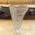 European-style creative countertop glass vase rose lily and lily fuguizhu 25 hexagonal glass crystal vase.