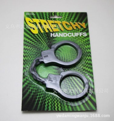 Soft material handcuff stretchable handcuff safety handcuff TPR Soft rubber handcuff