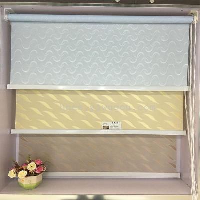 Customized UV Protection Boutique Household Living Room Roller Shutter Curtain Finished Fabric Wholesale
