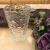 25 plum flower glass crystal vase table top vase.