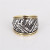 Double color gold alloy plating platinum ring true retro classic, Madden leaves pattern, factory direct customization