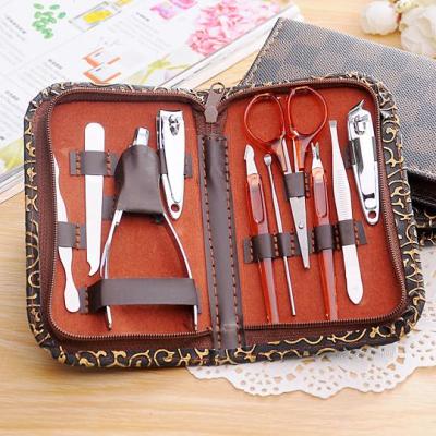 Nail clipper set 10 household manicure tools pedicure knife manicure knife Nail clippers stainless steel Nail clippers
