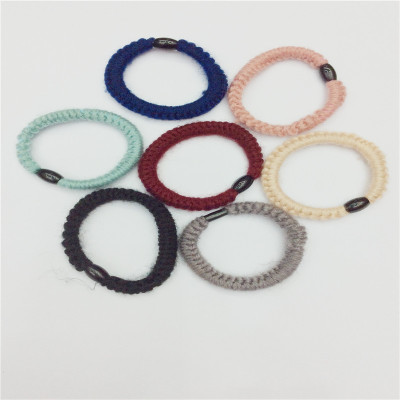 Korean fashion cute wool hair elastic ring