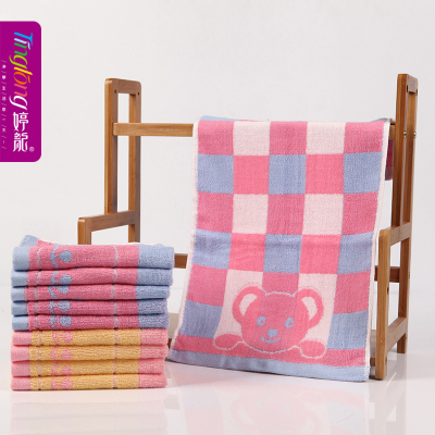 cotton 32 strands of shares to mention the little bear child towel Yiwu factory direct selling small towel baby 