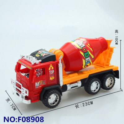 Children selling toys cement tank truck inertial toy toy car
