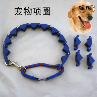 Pet dog ring adjustable training dog collar dog chain TV TV shopping products