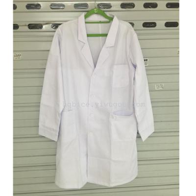 Professional doctors wear white lab coats for men and women