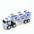 Children's children's educational toys wholesale stall P cover plastic glide Trailer 5 small car taxi