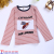 Spring and autumn girls 2019 new autumn undershirt children's sweater in a round collar long sleeve T-shirt for girls