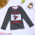 Spring and autumn girls 2019 new autumn undershirt children's sweater in a round collar long sleeve T-shirt for girls