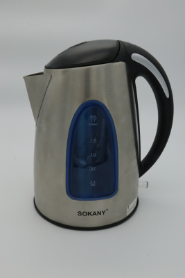 Sokany07 stainless steel electric kettle 1.7L