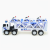 Children's children's educational toys wholesale stall P cover plastic glide Trailer 5 small car taxi