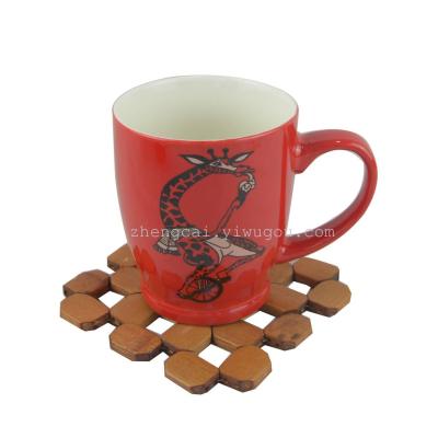 Ceramic glaze animal pattern Cup Coffee Cup advertising