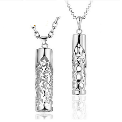 You a lifetime happiness with your lovers pendant tube lovers openwork pendant necklaces wholesale