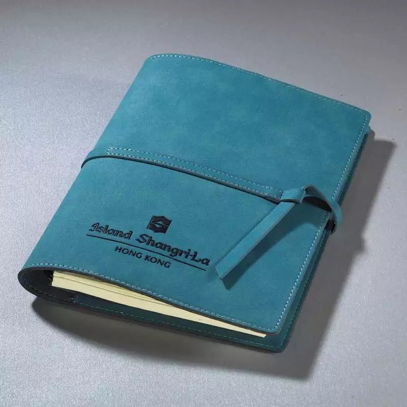 创意经典PU笔记本 办公礼品记事本捆绑线圈活页本子可定制logo