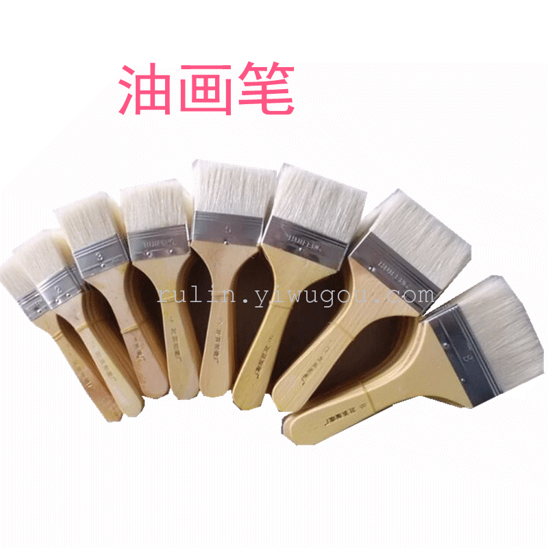 Shipping painting gouache watercolor painting brush brush wall of propylene