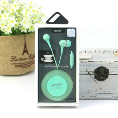 Fashion IN-089 In-Ear Earphones voice with universal winding box.