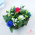 Creative fake flower simulation flower set of straw weaving flower pot flower basket.