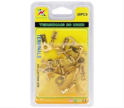 Xixiong hardware tools 20pcs (25pcs) all-copper plug-in terminal and wire fittings double bubble shell
