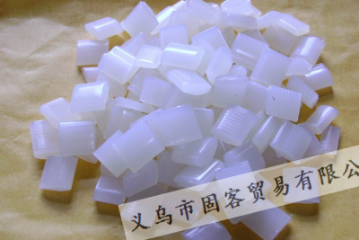 White translucent hot melt colloidal particles with no smoke and no smoke without the book binding glue.