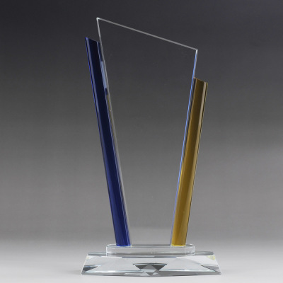 2016 new glass handicraft crystal handicraft decoration diamond trophy