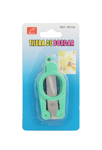 塑料柄中号折剪 办公 手工剪刀 剪纸刀 鱼线剪刀 家用剪刀