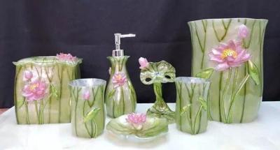 Resin bathroom suite bathroom toiletries crafts style seven piece bathroom