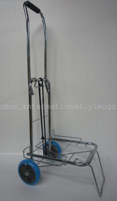 Steel pipe plating foldable trolley cart Trolley Shopping Cart