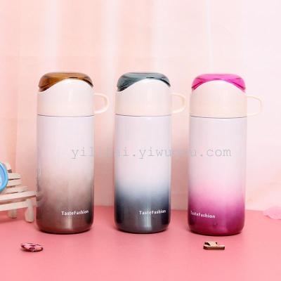 New gradient color cup cover cup cup tea cup business personality creative office Cup