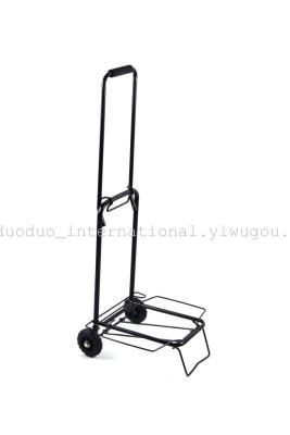 Small size black foldable luggage cart