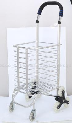 Folding aluminum shopping cart - the new eight  wheel  Crystal wheel